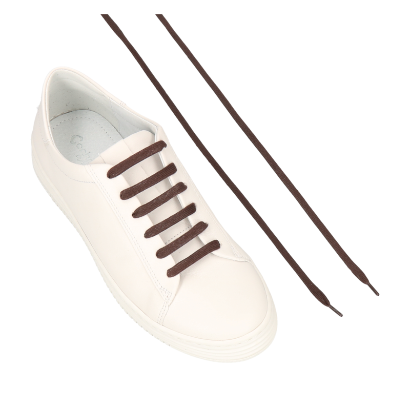 Sznurowadła, sznurówki brązowe do butów casualowych, DO0004-01, Konopka Shoes Sznurowadła, sznurówki brązowe do butów casualowych, DO0004-01, Konopka Shoes