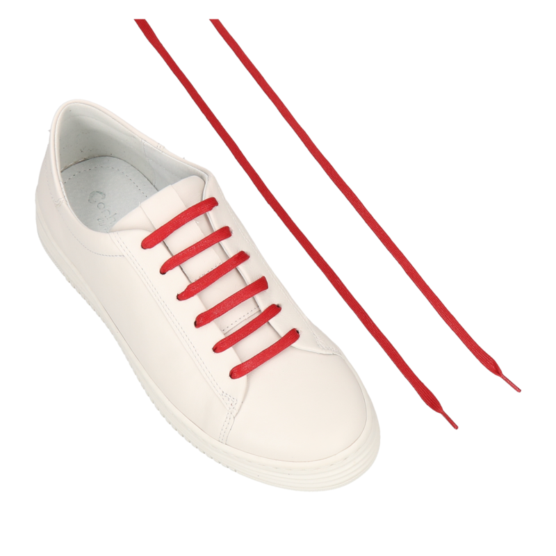 Sznurowadła, sznurówki białe do butów casualowych, DO0008-01, Konopka Shoes Sznurowadła, sznurówki białe do butów casualowych, DO0008-01, Konopka Shoes