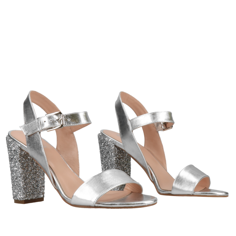 Srebrne sandały Vicky, Conhpol Bis - polska produkcja, Sandały, BI0475-03, Konopka Shoes Srebrne sandały Vicky, Conhpol Bis - polska produkcja, Sandały, BI0475-03, Konopka Shoes