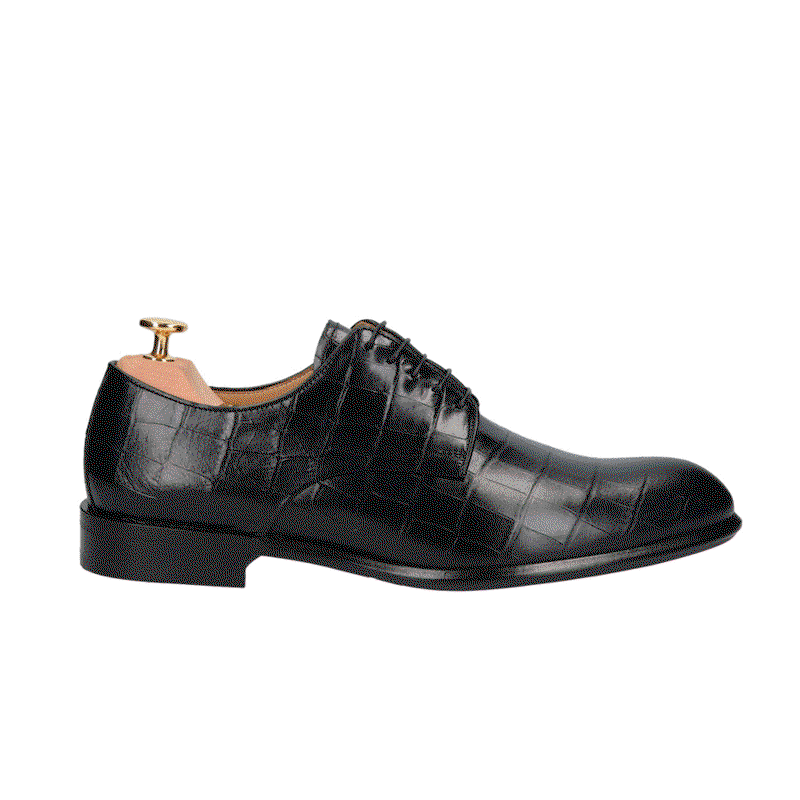 Czarne derby William Gold Collection, Conhpol, Konopka Shoes