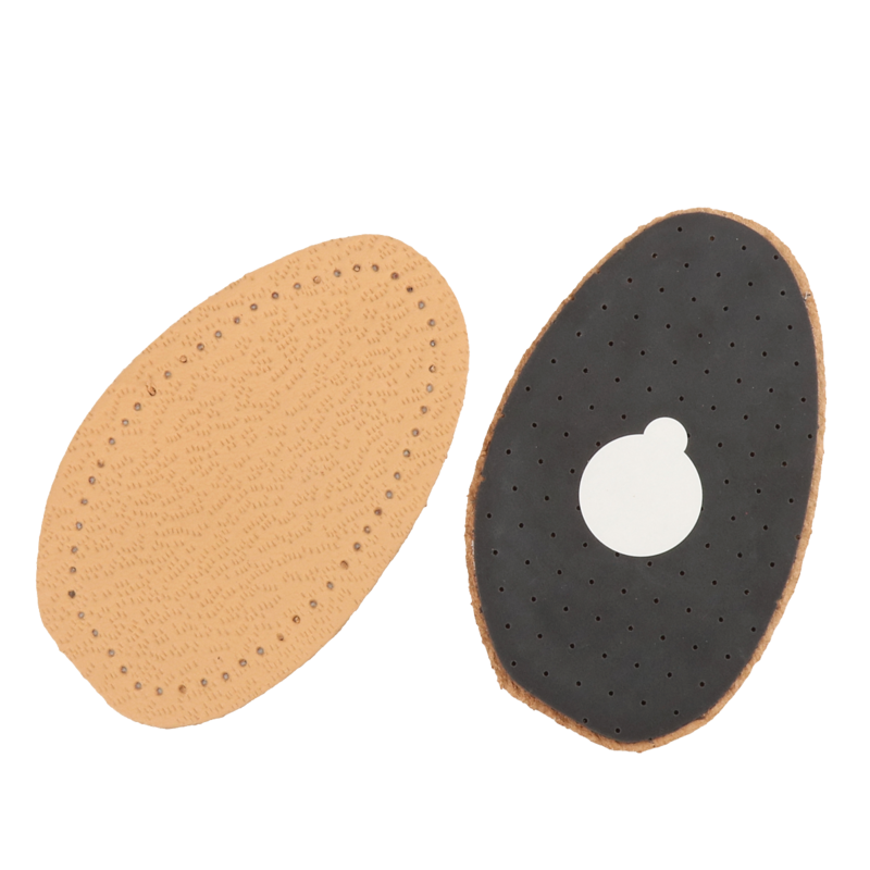 Półwkładki pod palce pekari lateks, wykończone skórą, DA0030-01, Konopka Shoes