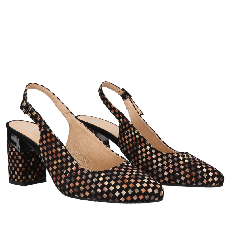 Brązowe czółenka Lindsay, Conhpol Relax, Konopka Shoes