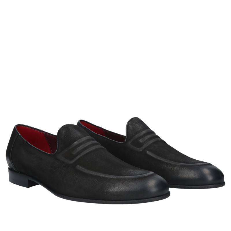 Czarne, casualowe loafersy Hugo, Conhpol - polska produkcja, CE6164-02, Mokasyny i loafersy, Konopka Shoes Czarne, casualowe loafersy Hugo, Conhpol - polska produkcja, CE6164-02, Mokasyny i loafersy, Konopka Shoes