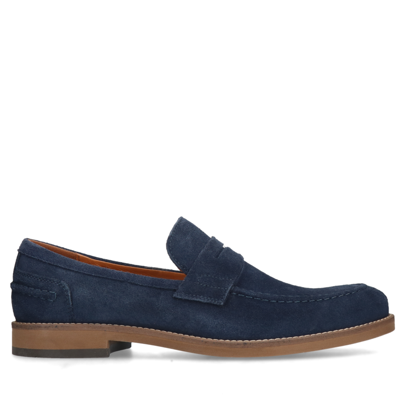 Granatowe Loafersy Teo, Conhpol, Konopka Shoes