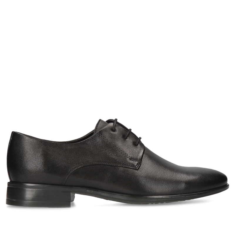 Czarne buty komunijne Karol, Conhpol, Buty komunijne dla chłopca, CE6205-01, Konopka Shoes