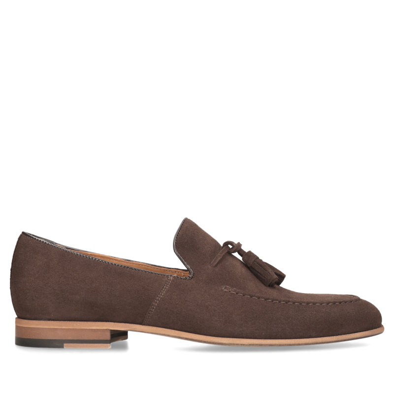 Brązowe, casualowe Loafersy Hugo, Conhpol - polska produkcja, CE6208-03, Loafersy i Mokasyny, Konopka Shoes