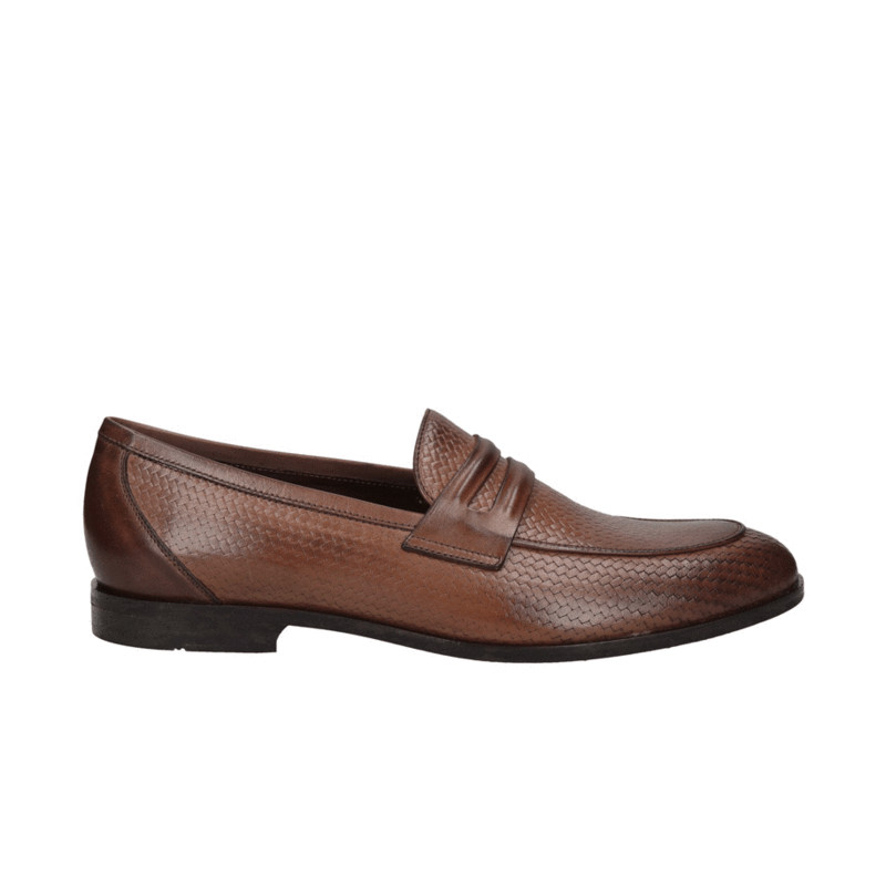 Brązowe, casualowe Loafersy Hugo, Conhpol - polska produkcja, CE6209-02, Mokasyny i loafersy, Konopka Shoes
