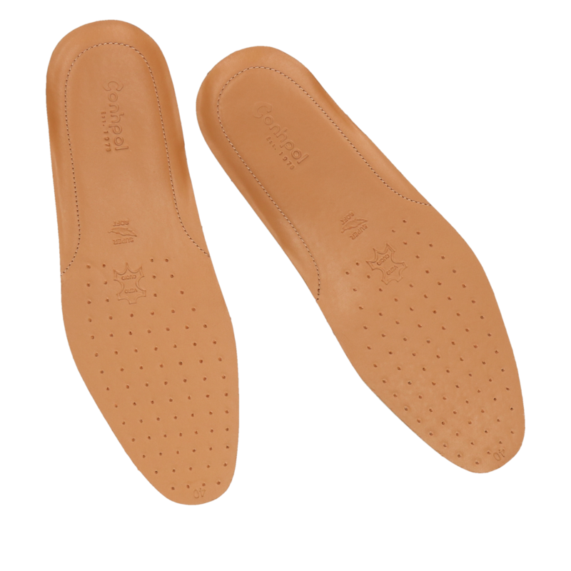 Beżowe wkładki skórzane do butów obuwia Super Soft, DO0060-01, Konopka Shoes