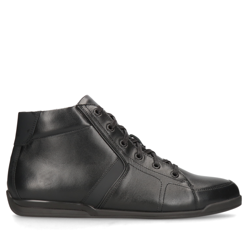 Czarne trzewiki Victor, Conhpol Dynamic - polska produkcja, Trzewiki, SK2578-01, Konopka Shoes