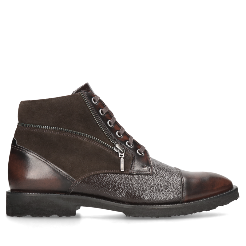 Brązowe trzewiki Louis, Conhpol Dynamic - Polska produkcja, Trzewiki, SK2584-02, Konopka Shoes Brązowe trzewiki Louis, Conhpol Dynamic - Polska produkcja, Trzewiki, SK2584-02, Konopka Shoes