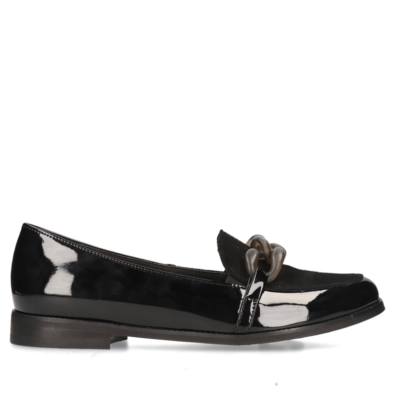 Czarne loafersy Julia, Conhpol Relax, Konopka Shoes