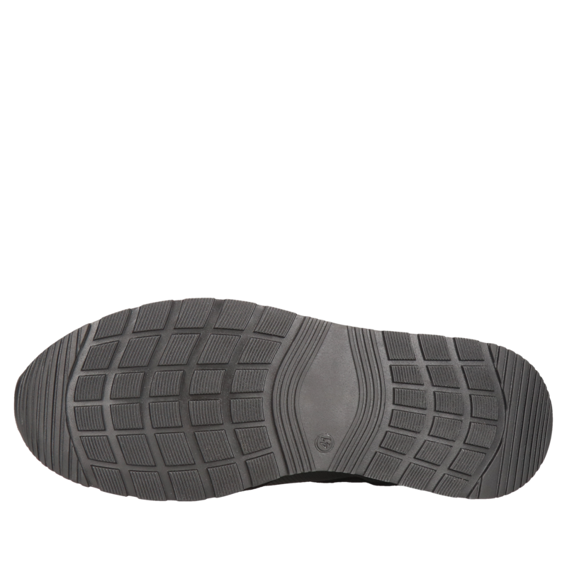 Czarne sneakersy podwyższające Cyrus +7 cm, Conhpol Dynamic - Polska produkcja, Sneakersy, SH2592-02, Konopka Shoes