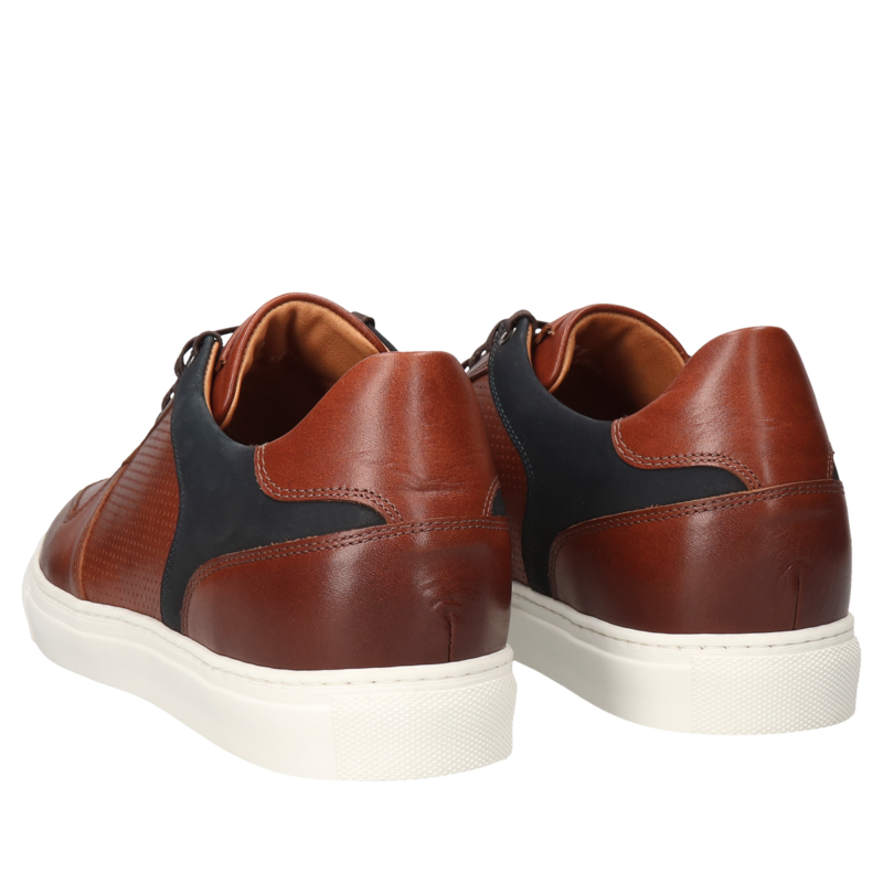 Brązowe sneakersy podwyższające Xavier +6 cm, Conhpol Dynamic - Polska produkcja, Sneakersy, SH2622-01, Konopka Shoes