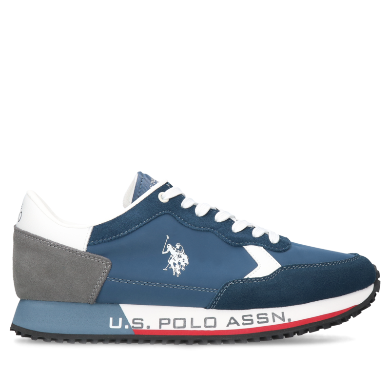 Niebieskie sneakersy U.S. Polo Assn, U.S. Polo Assn., Sneakers, US0061-01, Konopka Shoes