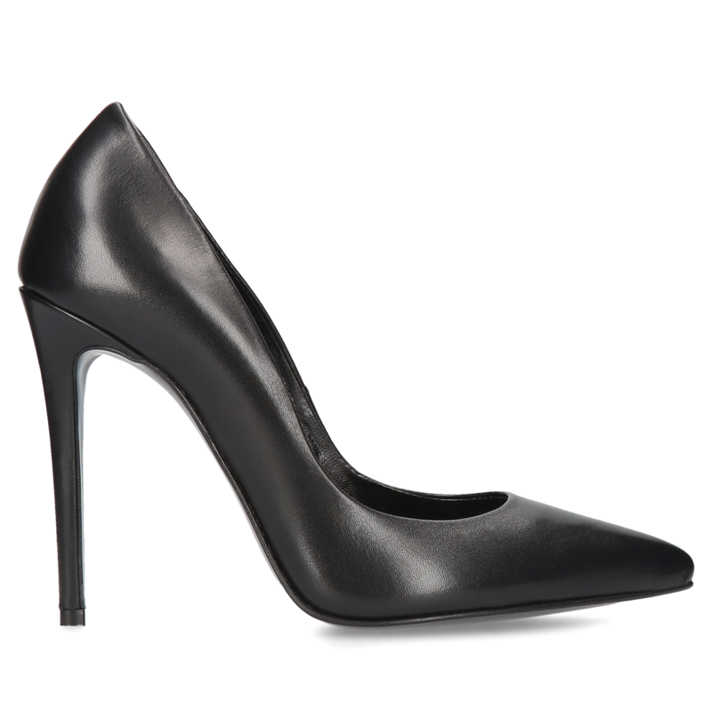 Czarne szpilki Pandora, Conhpol Bis - polska produkcja, Szpilki, BI5697-02, Konopka Shoes