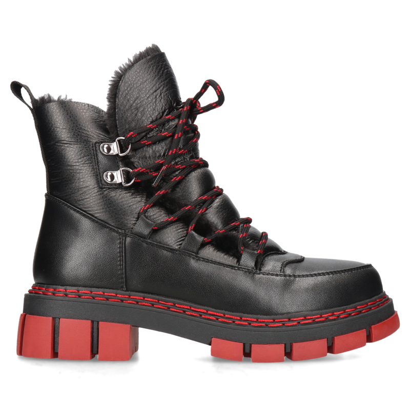 Czarne śniegowce Diana, Artiker, Konopka Shoes