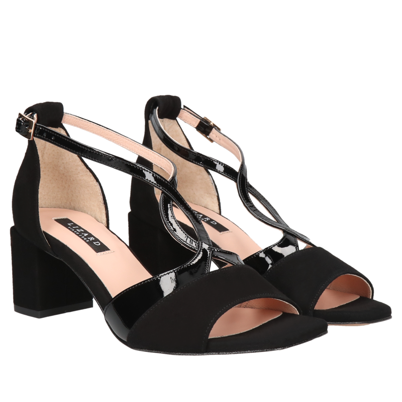Czarne sandały Abigail, Sandały, LZ0007-02, Konopka Shoes