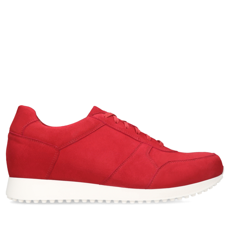Czerwone sneakersy podwyższające Cyrus +7 cm, Conhpol Dynamic, Konopka Shoes