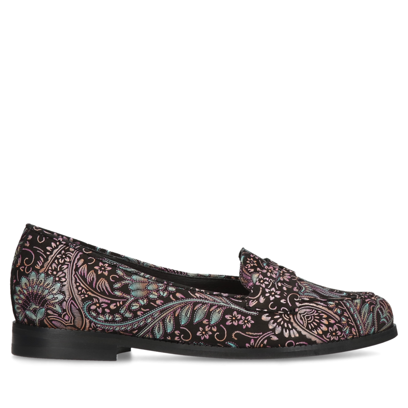 Kolorowe loafersy Julia, Conhpol Relax - polska produkcja, Mokasyny i loafersy, RE2664-01, Konopka Shoes