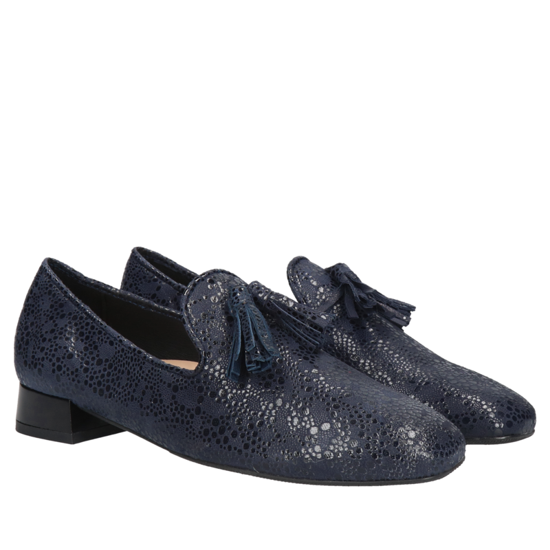 Granatowe loafersy Luisa, Conhpol Relax, Konopka Shoes