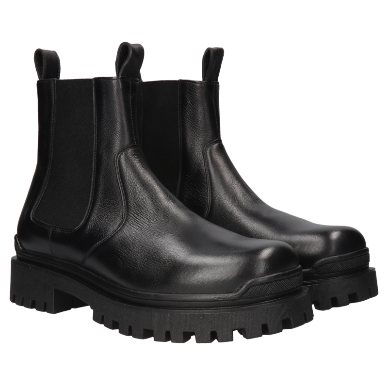 Czarne sztyblety Gawin, Conhpol, Konopka Shoes