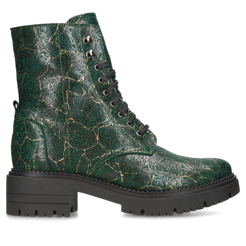Zielone botki Linda, Conhpol Relax - polska produkcja, Trapery i workery, RK2707-02, Konopka Shoes Zielone botki Linda, Conhpol Relax - polska produkcja, Trapery i workery, RK2707-02, Konopka Shoes