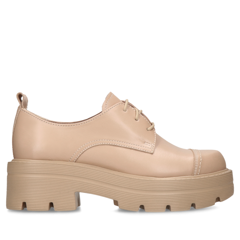Beżowe półbuty Sandy, Conhpol Relax, Konopka Shoes Beżowe półbuty Sandy, Conhpol Relax, Konopka Shoes