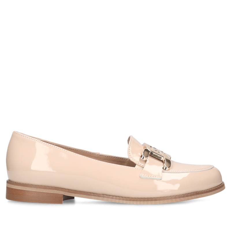 Beżowe loafersy Julia, Conhpol Relax - polska produkcja, Mokasyny i loafersy, RE2720-01, Konopka Shoes Beżowe loafersy Julia, Conhpol Relax - polska produkcja, Mokasyny i loafersy, RE2720-01, Konopka Shoes