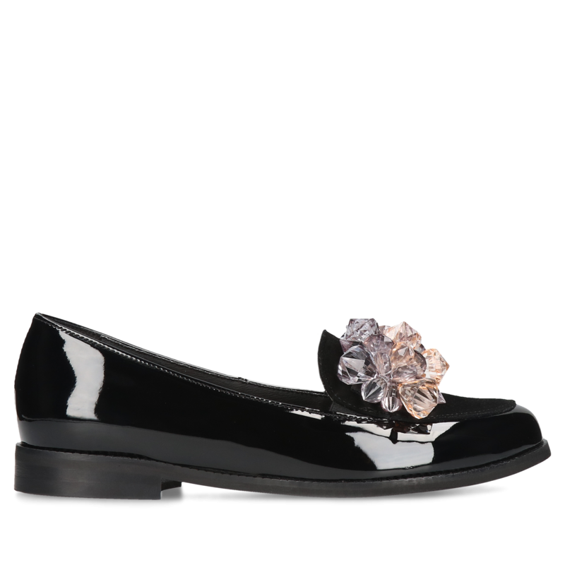 Czarne loafersy Julia, Conhpol Relax, Konopka Shoes Czarne loafersy Julia, Conhpol Relax, Konopka Shoes