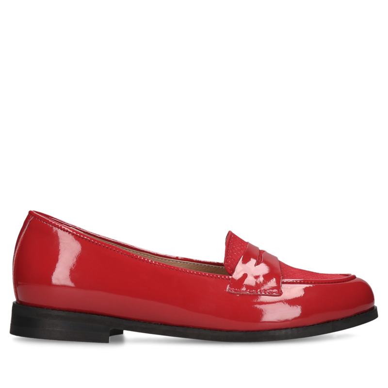 Czerwone loafersy Julia, Conhpol Relax - polska produkcja, Mokasyny i loafersy, RE2664-02, Konopka Shoes Czerwone loafersy Julia, Conhpol Relax - polska produkcja, Mokasyny i loafersy, RE2664-02, Konopka Shoes