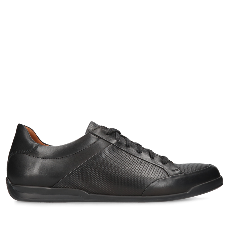 Czarne półbuty Victor, Conhpol Dynamic - polski producent, SD2651-01, Sneakers, Konopka Shoes
