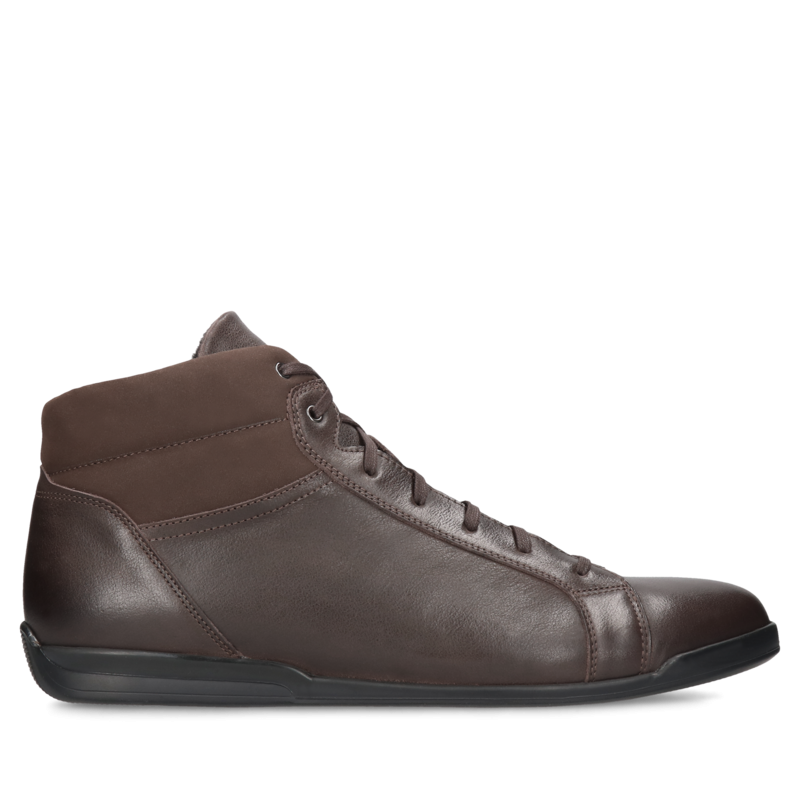 Brązowe trzewiki Victor, Conhpol Dynamic - polska produkcja, Trzewiki, SK2653-01, Konopka Shoes