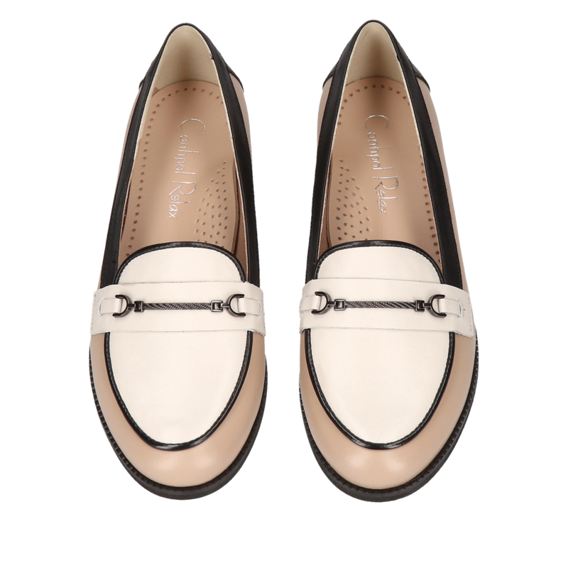 Zjawiskowe loafersy damskie z profilowaną wkładką, idealne do pracy