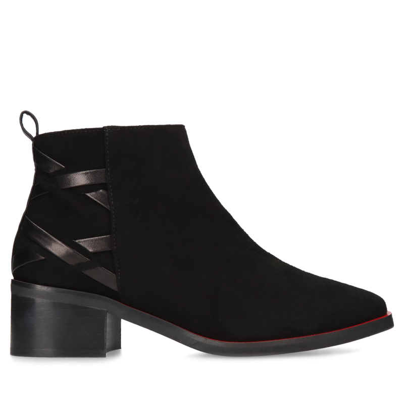 Czarne botki Yasemin, Conhpol Bis - polska produkcja, Botki, BK5730-01, Konopka Shoes Czarne botki Yasemin, Conhpol Bis - polska produkcja, Botki, BK5730-01, Konopka Shoes