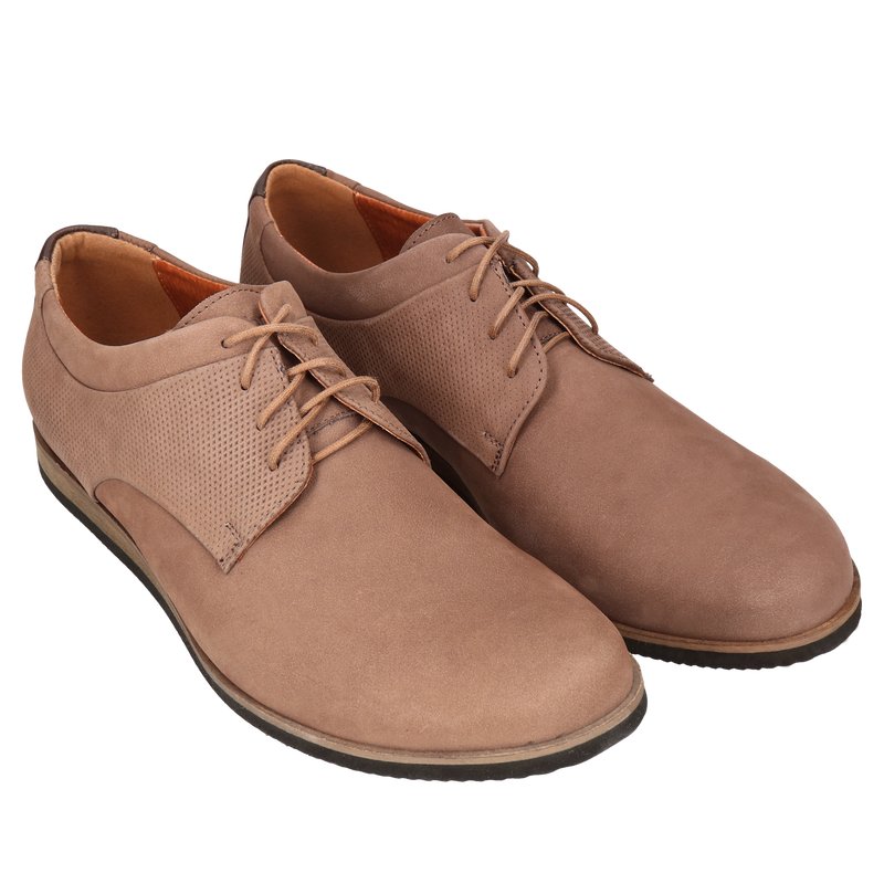 Brązowe półbuty Timo, Conhpol Dynamic, Konopka Shoes