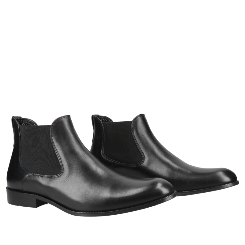Czarne sztyblety Tomy II, Conhpol, Konopka Shoes