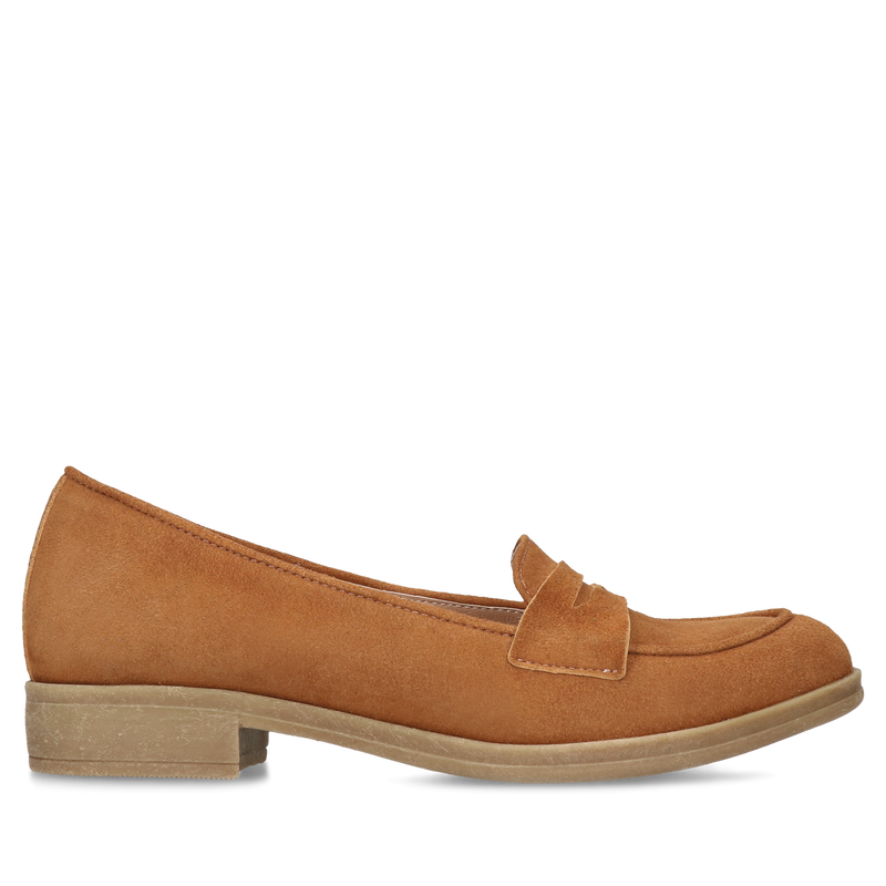 Brązowe loafersy Liliana, Conhpol Relax - polska produkcja, Mokasyny i loafersy, RE2729-01, Konopka Shoes