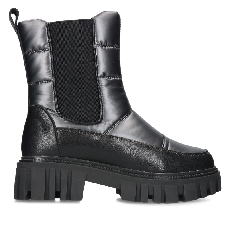 Czarne śniegowce Cora, Sztyblety, HK0139-01, Konopka Shoes