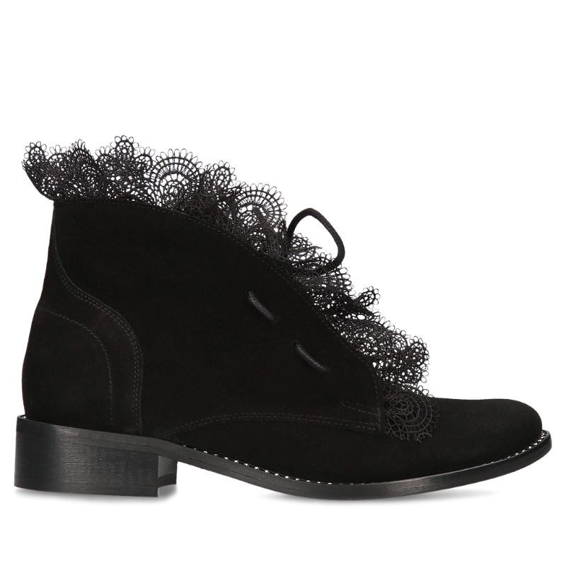 Czarne botki Celinka, Exquisite, Konopka Shoes
