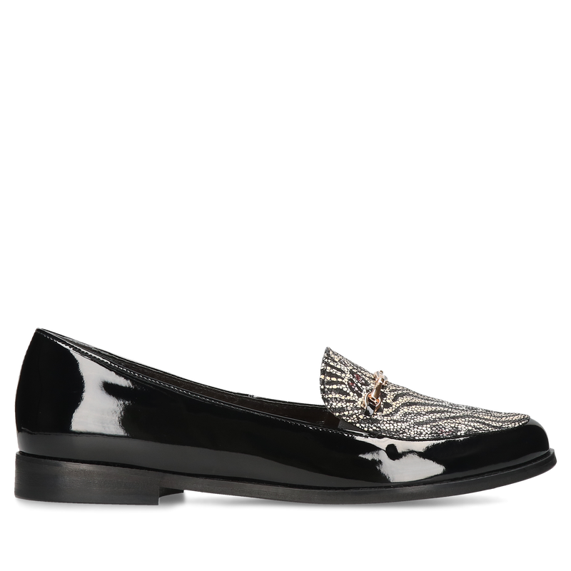 Czarne loafersy Julia, Conhpol Relax, Konopka Shoes