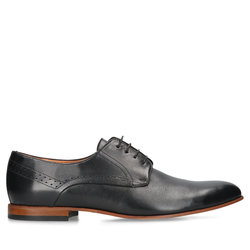 Czarne derby Hugo, Conhpol, Konopka Shoes