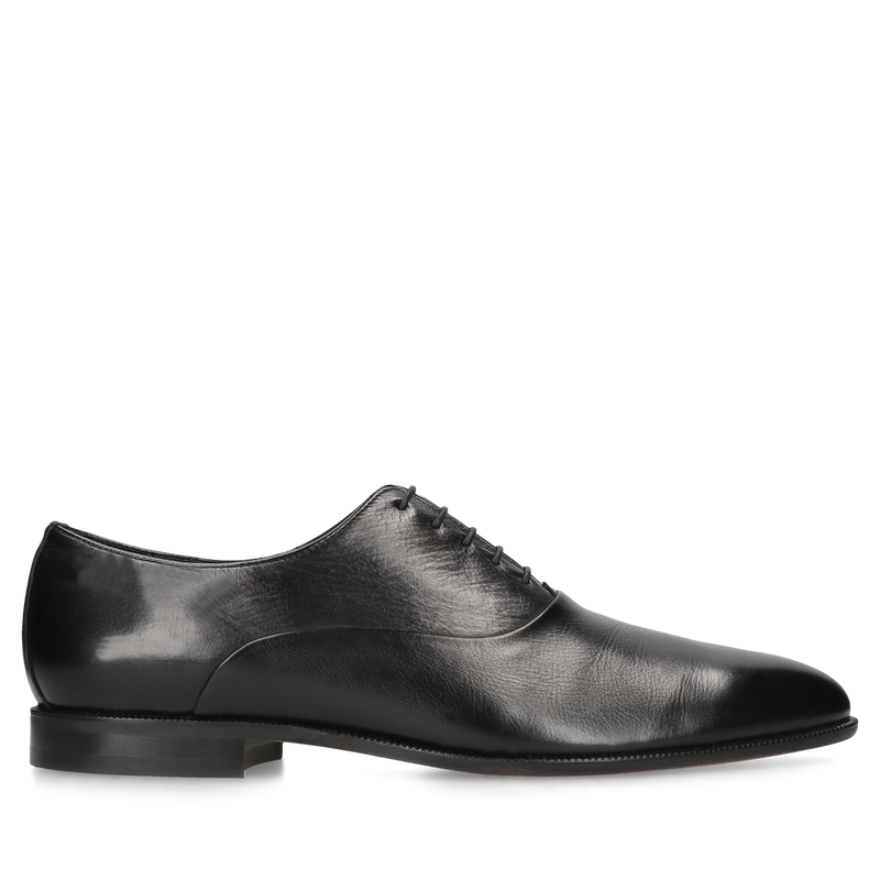 Czarne oxfordy Hugo, Conhpol, Konopka Shoes Czarne oxfordy Hugo, Conhpol, Konopka Shoes