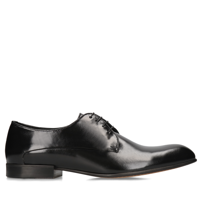 Czarne derby William, Conhpol, Konopka Shoes