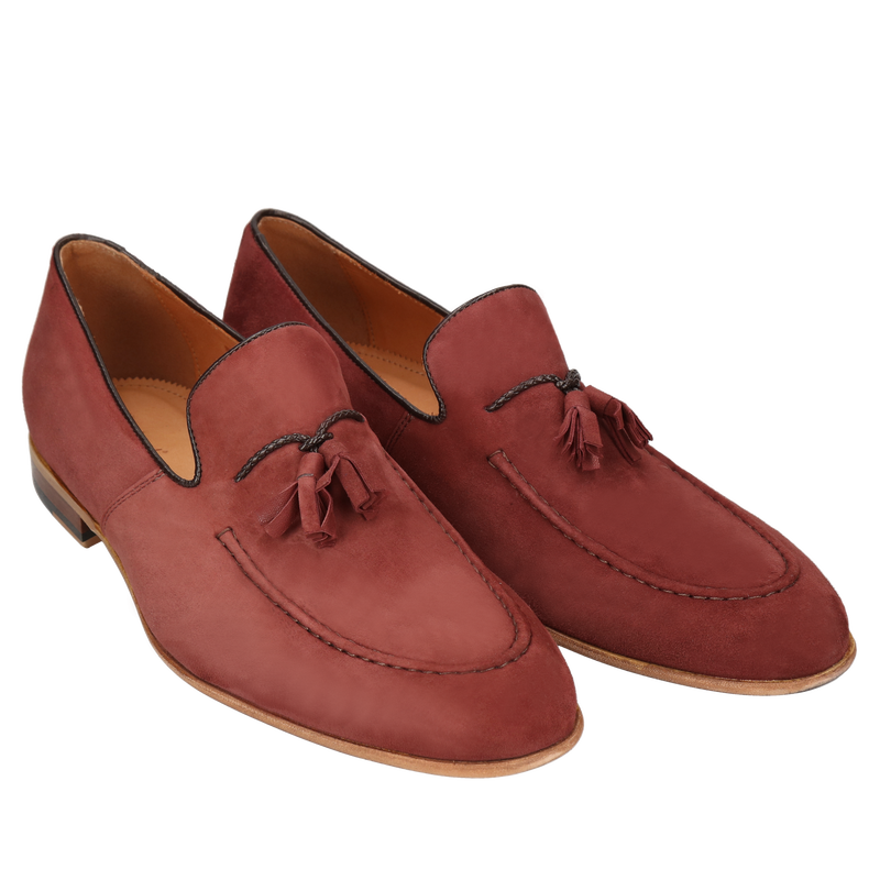 Bordowe, casualowe Loafersy Hugo, Conhpol - polska produkcja, CE5511-03, Mokasyny i loafersy, Konopka Shoes