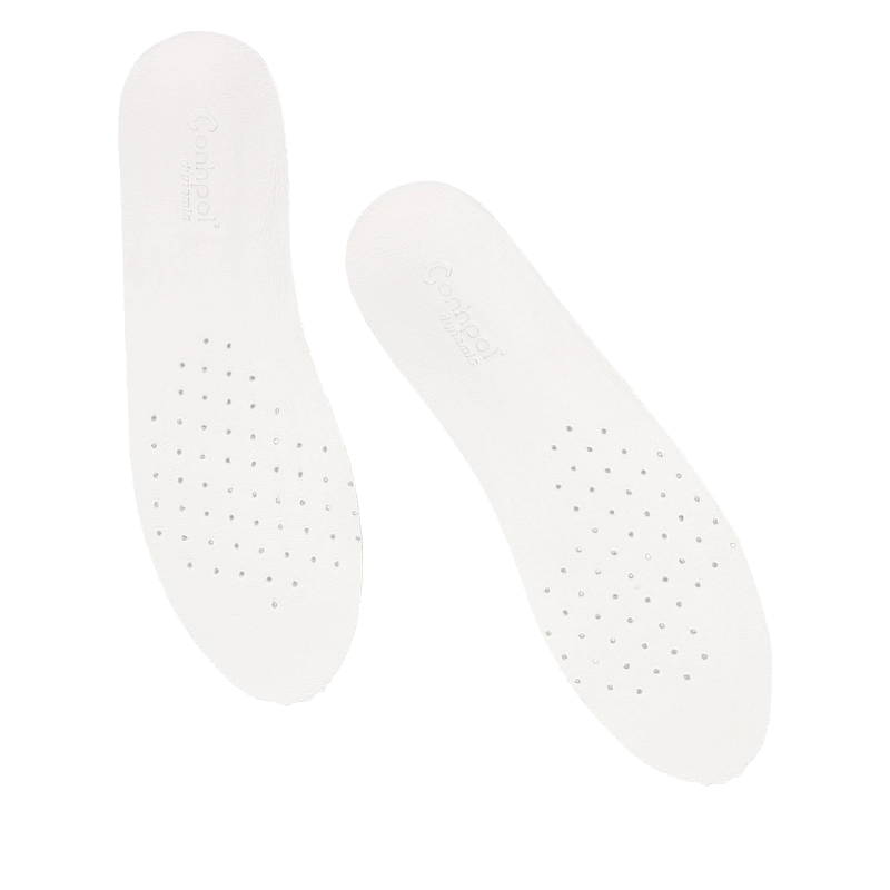 Białe wkładki do butów ze skóry naturalnej, DO0100-02, Konopka Shoes