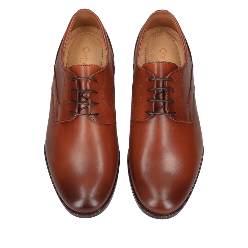 Zwiększ pewność siebie, wizytowe skórzane obuwie podwyższające +7 cm