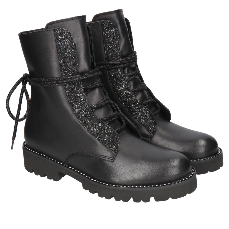 Czarne botki Adelin, Conhpol Bis - polska produkcja, Trapery i workery, BK5735-01, Konopka Shoes Czarne botki Adelin, Conhpol Bis - polska produkcja, Trapery i workery, BK5735-01, Konopka Shoes