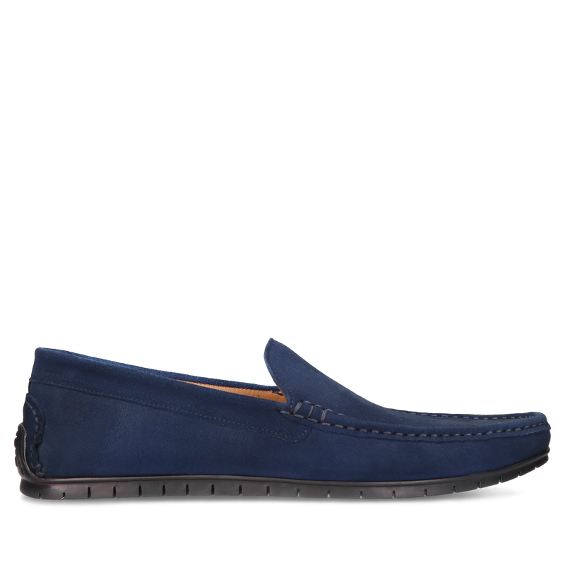 Granatowe mokasyny Federico, Conhpol Dynamic - polska produkcja, Mokasyny i loafersy, SD2664-02, Konopka Shoes Granatowe mokasyny Federico, Conhpol Dynamic - polska produkcja, Mokasyny i loafersy, SD2664-02, Konopka Shoes