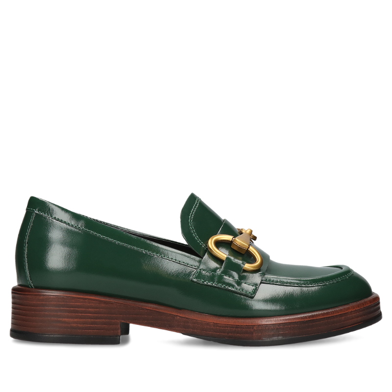 Zielone mokasyny Muriel, Visconi, Mokasyny i loafersy, VS0008-01, Konopka Shoes