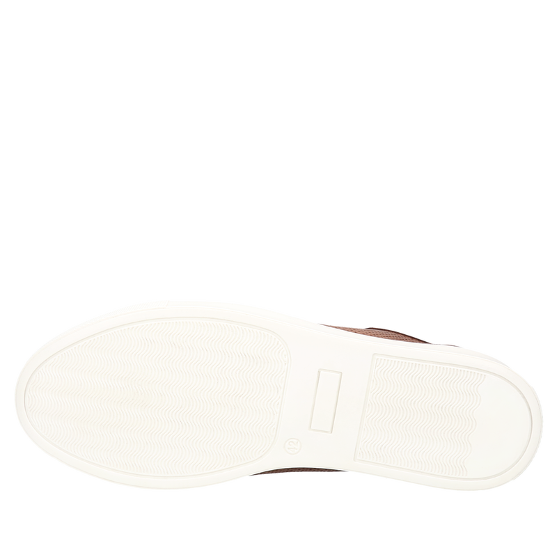 Brązowe sneakersy podwyższające Xavier + 6 cm, Conhpol Dynamic, Konopka Shoes